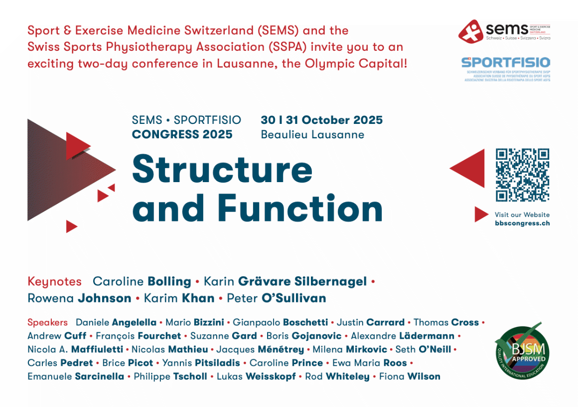 SEMS + Sportfisio Congress 2025 Infos